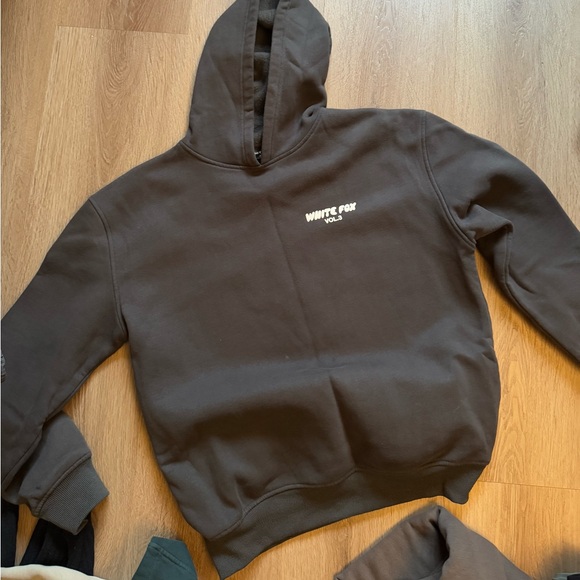 White fox hoodie - gray s/m - Picture 2 of 2